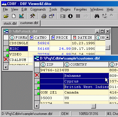 CDBF - DBF Viewer and Editor 2.40 full