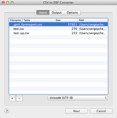 CSV to DBF Converter for Mac