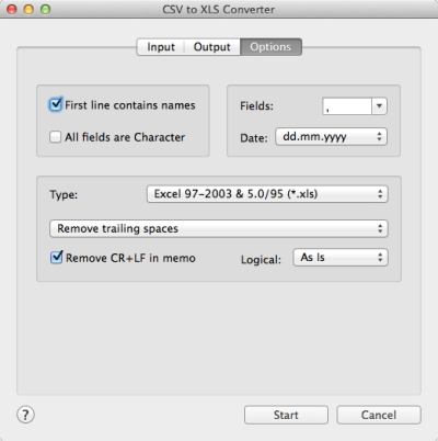 xls to csv converter